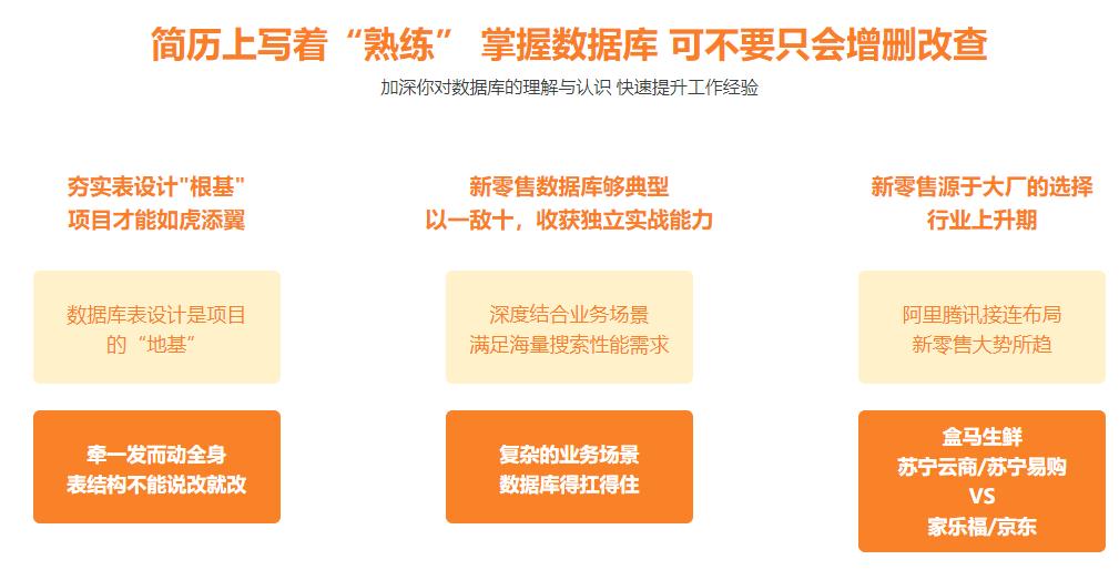 阿里新零售数据库设计与实战 （升级版）完结无密