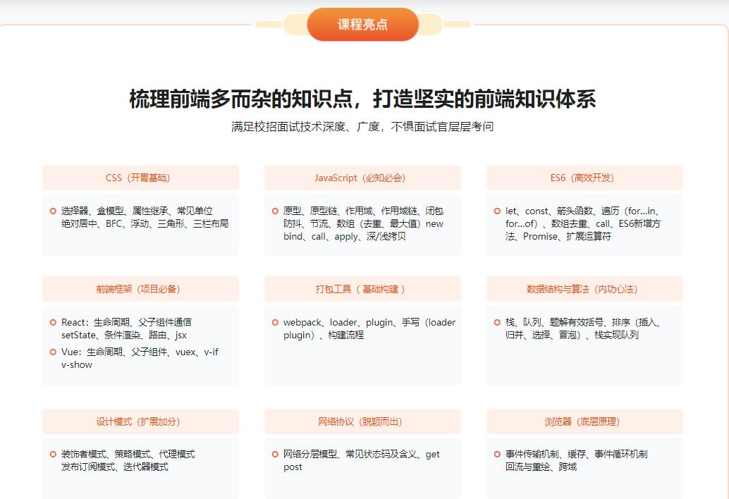 2021前端校招直通车，实现Offer零距离|完结无密
