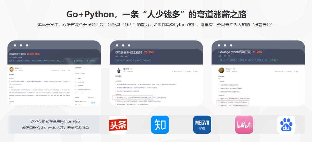 Go+Python双语言混合开发|完结无密