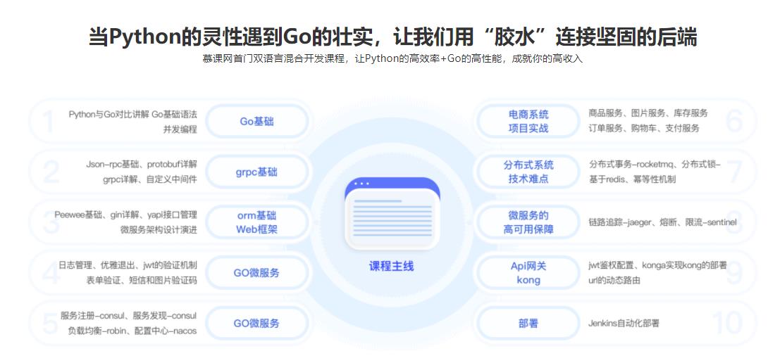 Go+Python双语言混合开发|完结无密