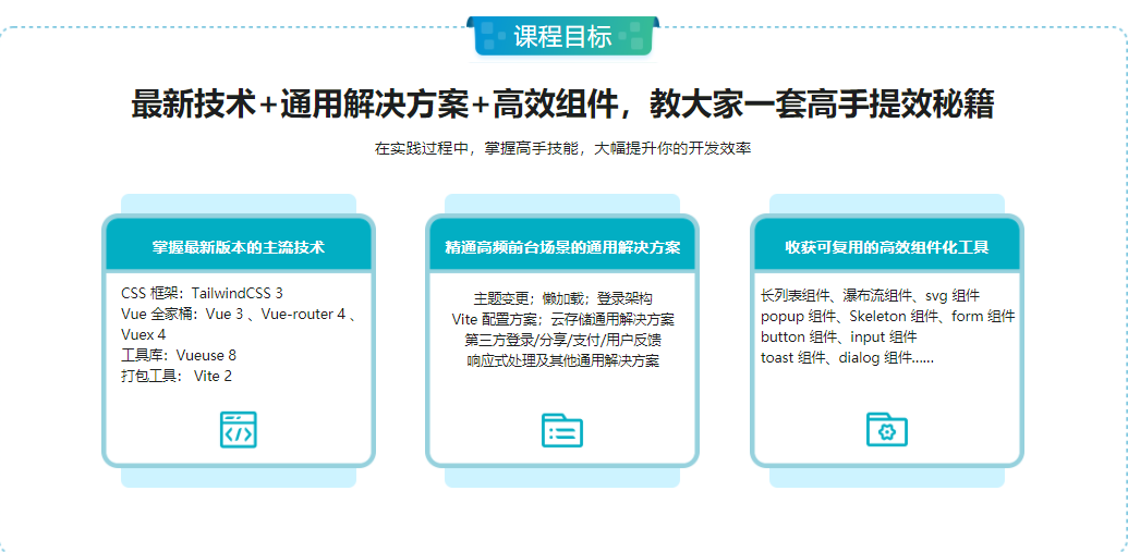 基于 Vue3 ，打造前台+中台通用提效解决方案无密下载