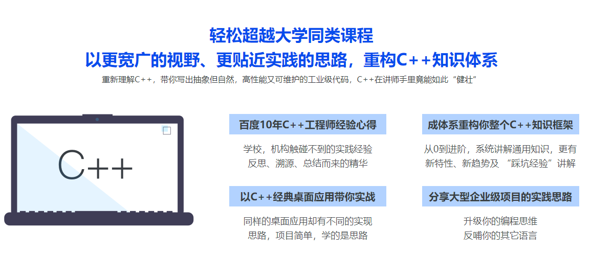 2022升级，重学C++ ，重构你的C++知识体系[19章完结]
